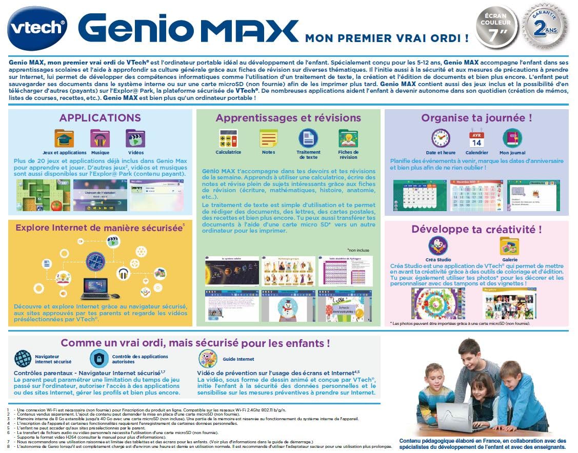 VTech Genio Max 553405, gri