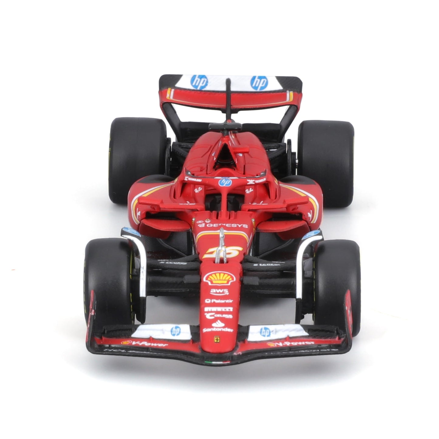 Bburago Ferrari SF-24 Mașinuță model realist 1:43 Charles Leclerc 3+ ani