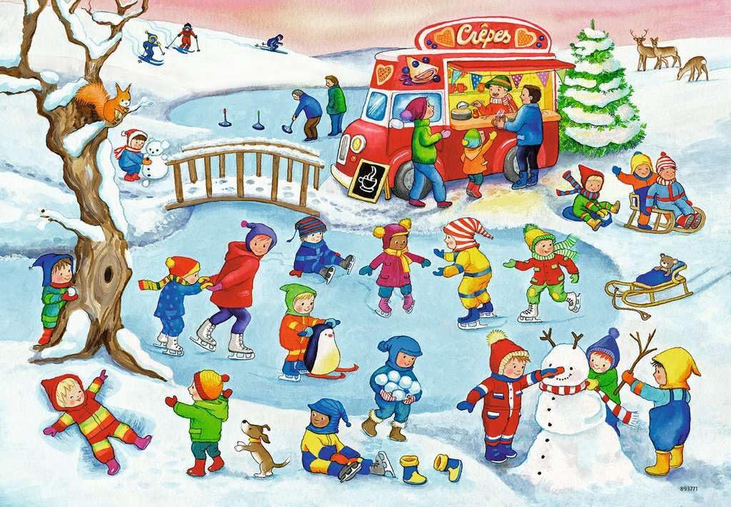 Ravensburger 05057 Set de puzzle pentru copii 2x24 piese de la 4 ani