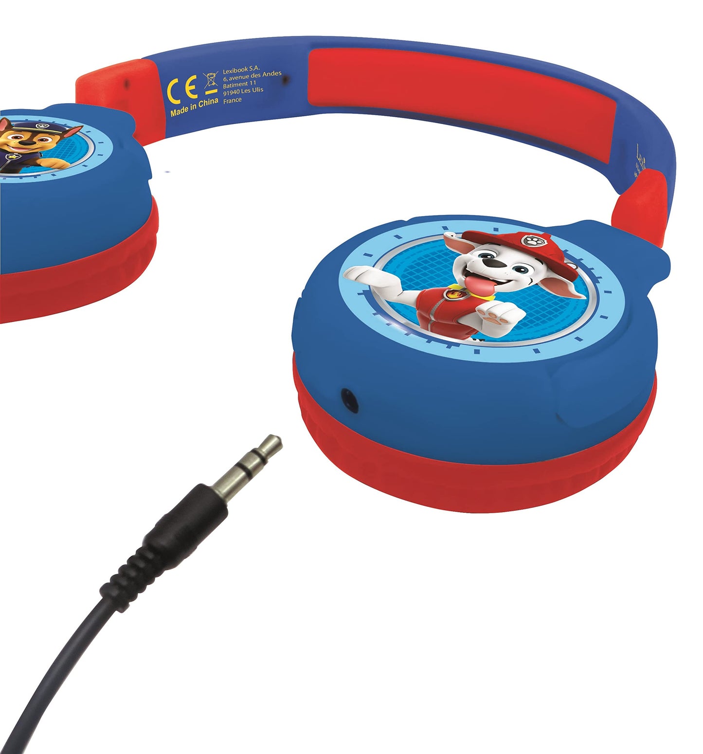 Lexibook Casti pliabile Bluetooth Paw Patrol, Kids Safe
