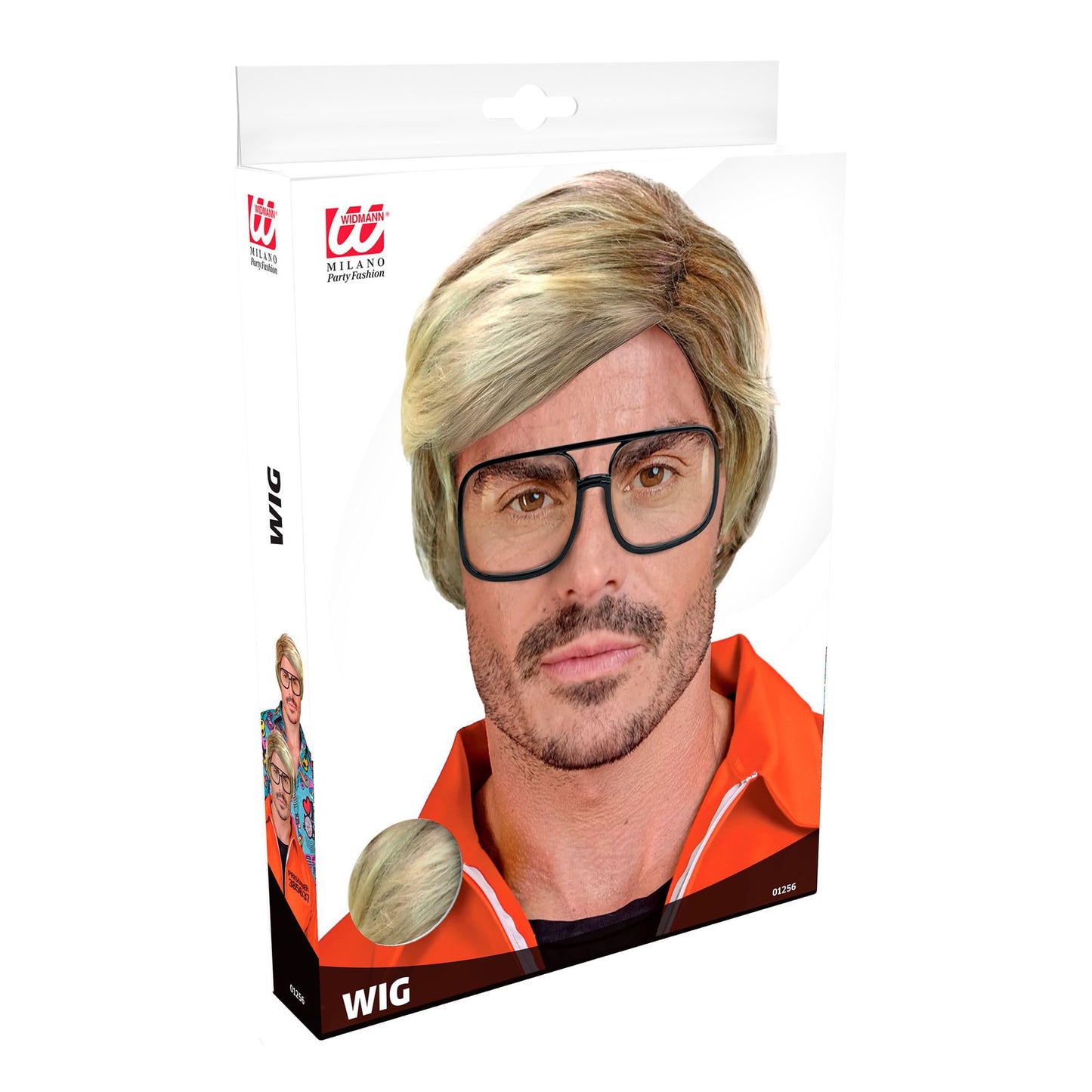 Widmann Milano Perucă blondă scurtă Halloween/carnaval