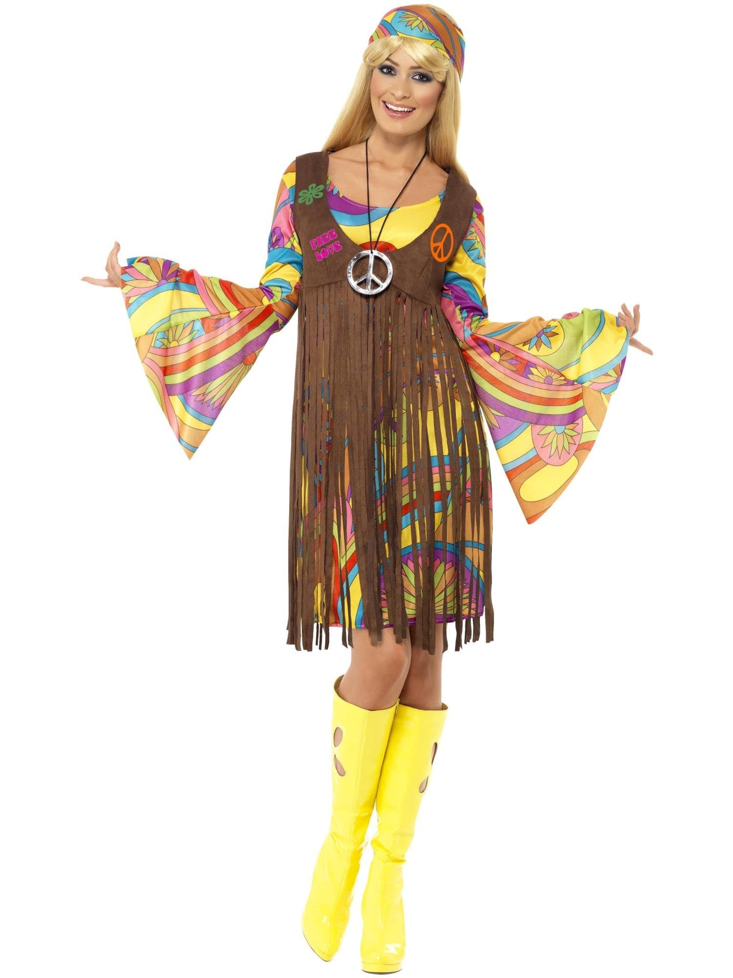 Smiffys 60s Groovy Lady, Maro Halloween și Carnaval