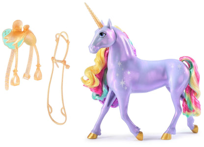 Unicorn Academy Jucărie Interactivă Unicorn Wildstar cu Lumină Curcubeu, Sunete și Muzică pentru Fete de la 4 Ani