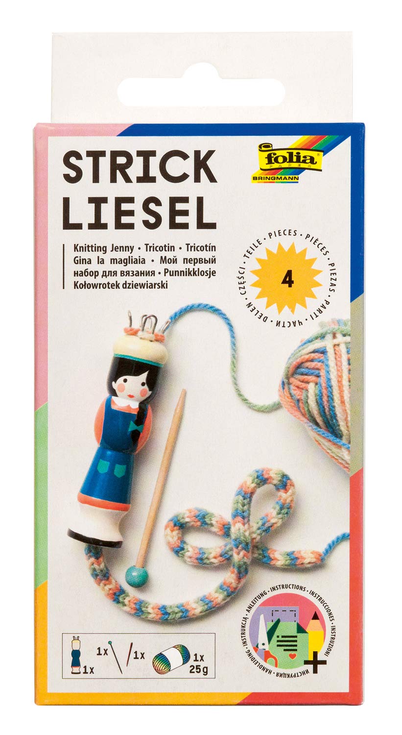 Folia 24919 Set tricotat Strickliesel cu lână