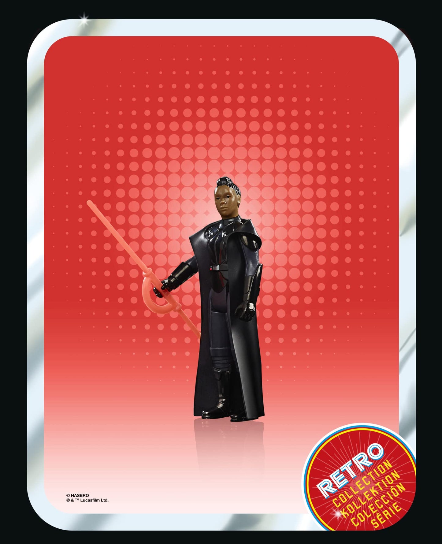 Figurina Star Wars Hasbro Retro Collection, Reva, 9,5 cm, inspirată din seria Obi-Wan Kenobi, pentru copii de la 4 ani.