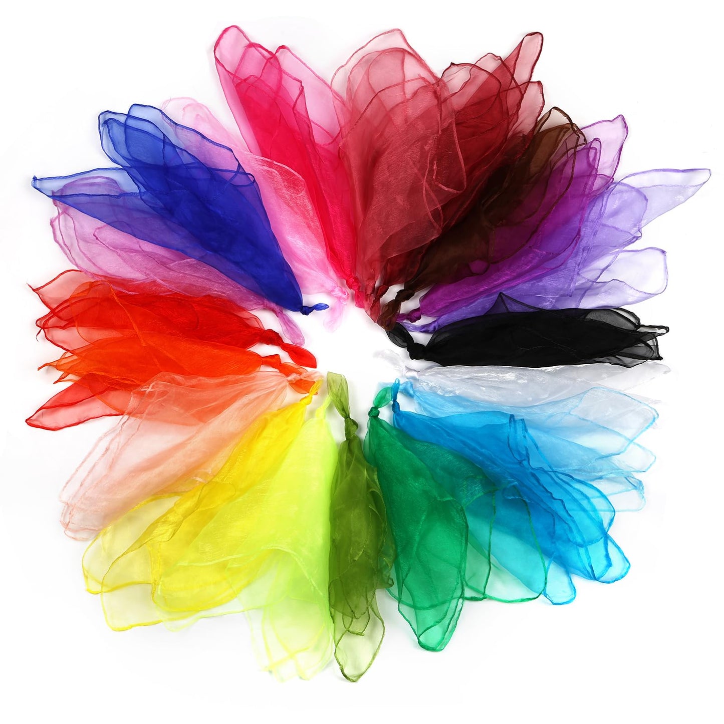 Hopton Set 20 batiste de jonglare chiffon, 60x60 cm