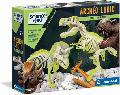 Clementoni – a1503085 – Joc Științific – T-Rex și Triceratops