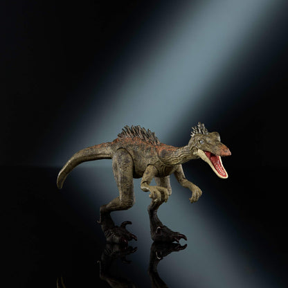 Mattel Jurassic World Hammond Collection Figurina de acțiune dinozaur Troodon 14 puncte de articulație 8+ ani (gri)