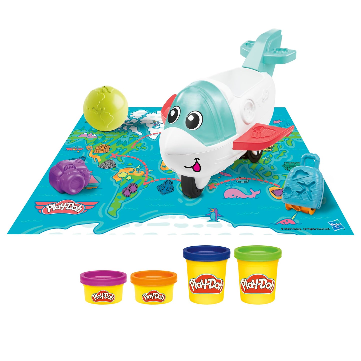 Play-Doh Flugi Set creativ avion, 2+ ani