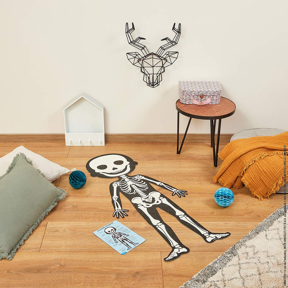Janod J02681 Puzzle Corpul Uman, 4 buc, 5+ ani