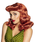Boland Peruca Rockabilly ani 50, maro-roscata