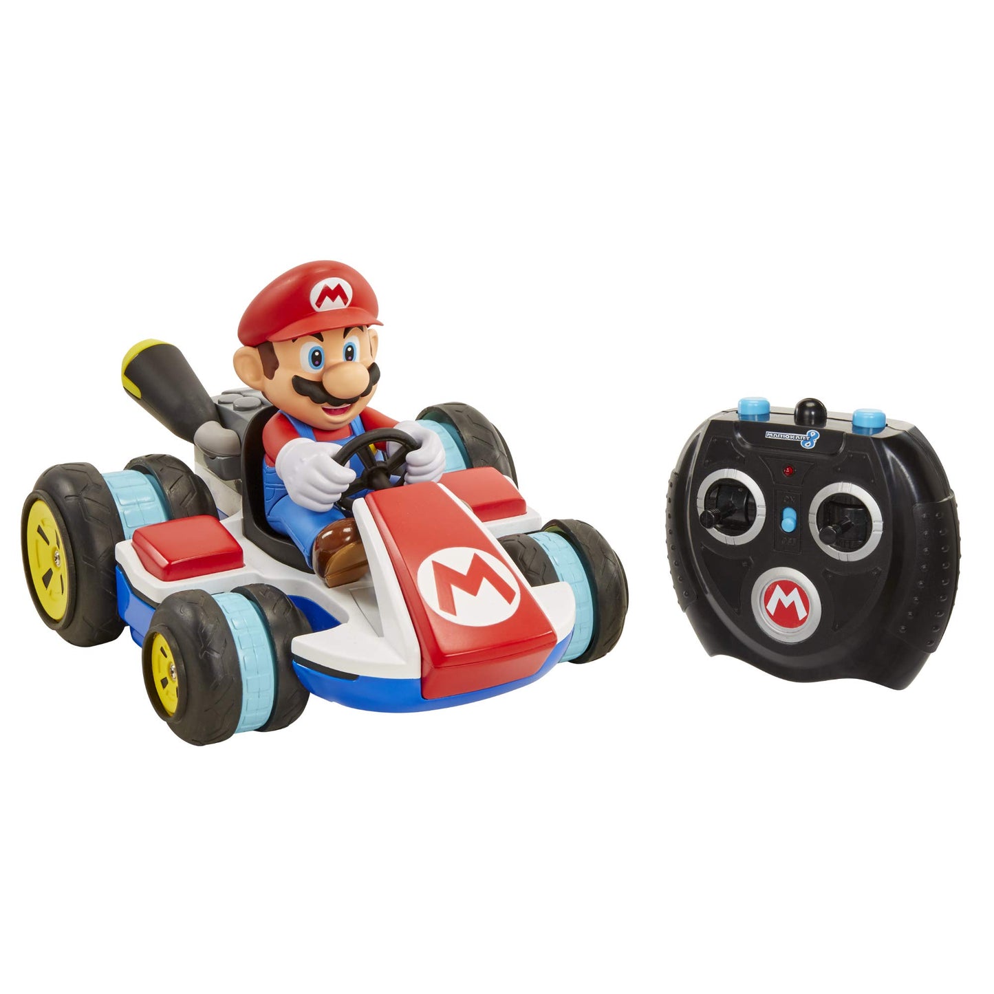 Nintendo Super Mario – Masinuta cu Telecomandă Mario Kart cu Mod Antigravitație – Realizează Acrobatii, Derapaje, Trucuri și Rotiți de 360 de Grade Masina RC