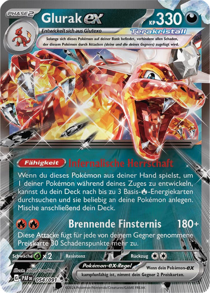 Pokémon TCG Colecție Glurak-ex, 5 pachete booster
