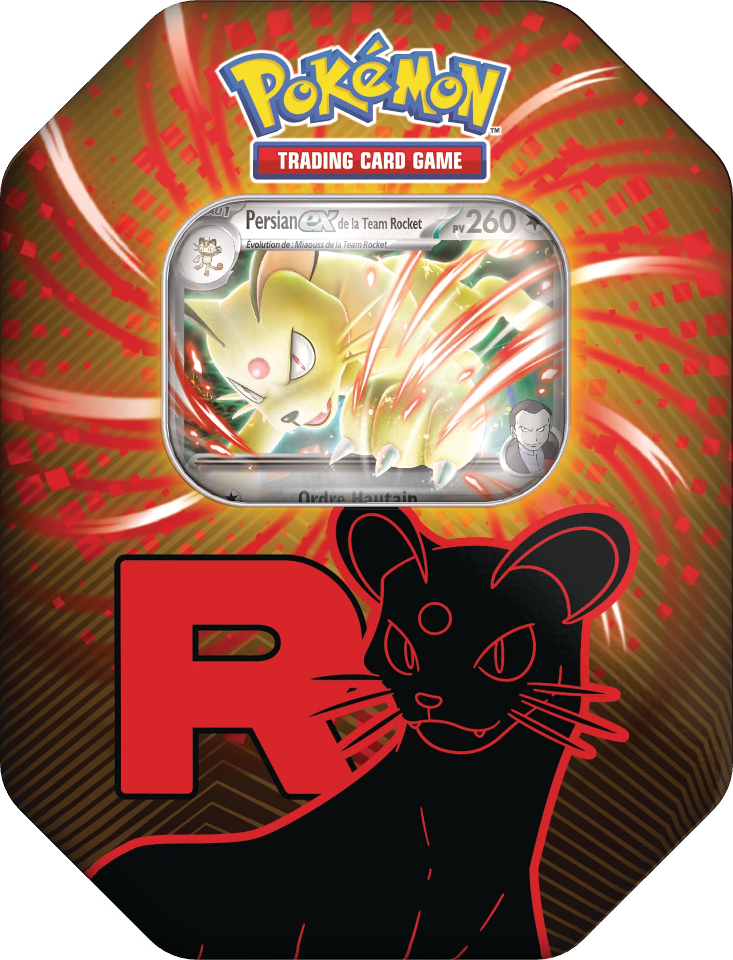 Pokémon TCG Team Rocket Box Persian-ex, 4 boostere