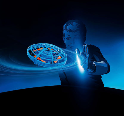 Revell Control Magic Mover Albastru - Drone cu Funcție de Lansare prin Aruncare, Control prin Mișcări ale Mâinii, Dotată cu 3 Senzori Anti-Crash IR - Ideală pentru Distracție cu Prietenii