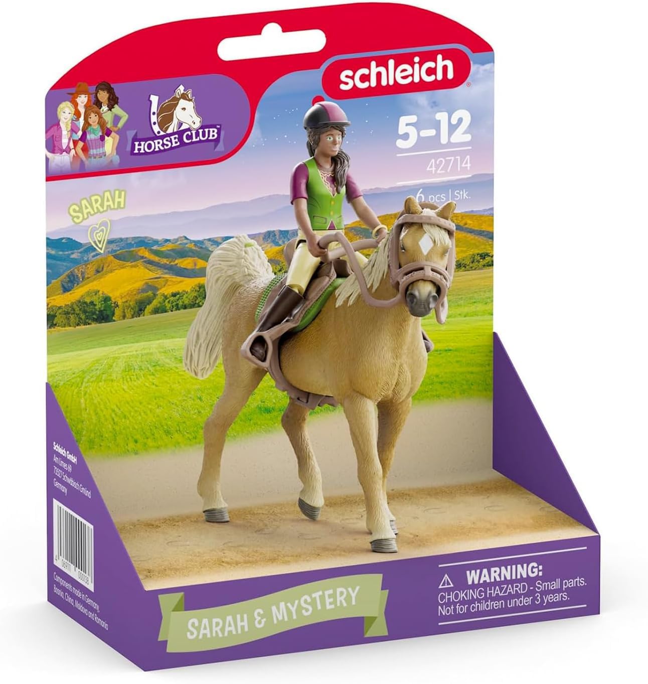 Schleich 42714 Set Cai Sarah & Mystery, 6 piese