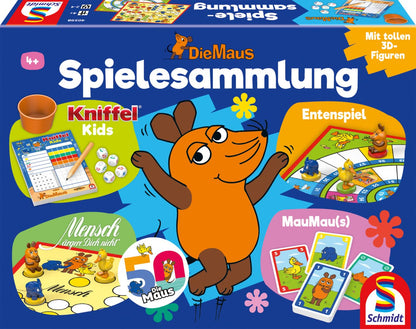 Schmidt Spiele 40598 Set de jocuri cu șoareci, colecție colorată, de la 4 ani