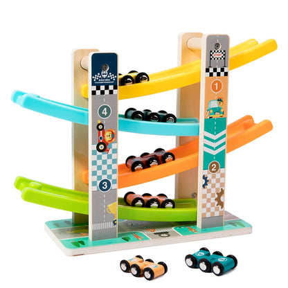 KUKUTrue SCGD0730 Set de joacă Montessori 1 2 3 din lemn pentru dezvoltarea motricității fine, cadou copii 1-3 ani