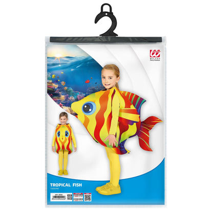 Costum unisex peste tropical, Widmann, Multicolor, marimi 116 cm - 128 cm