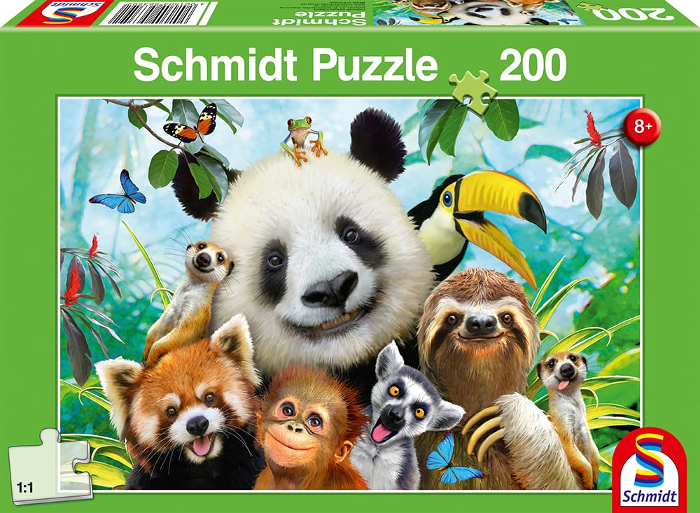 Puzzle pentru copii Schmidt Spiele 56359 Einfach tierisch, 200 piese