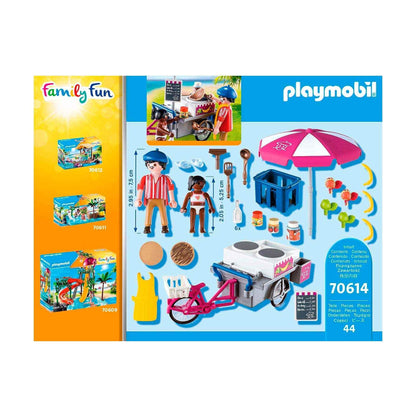 PLAYMOBIL 70614 Căruț vânzare clătite Family Fun, 44 piese