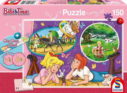 Schmidt 56321 Puzzle Bibi și Tina, 150 piese, 7+ ani