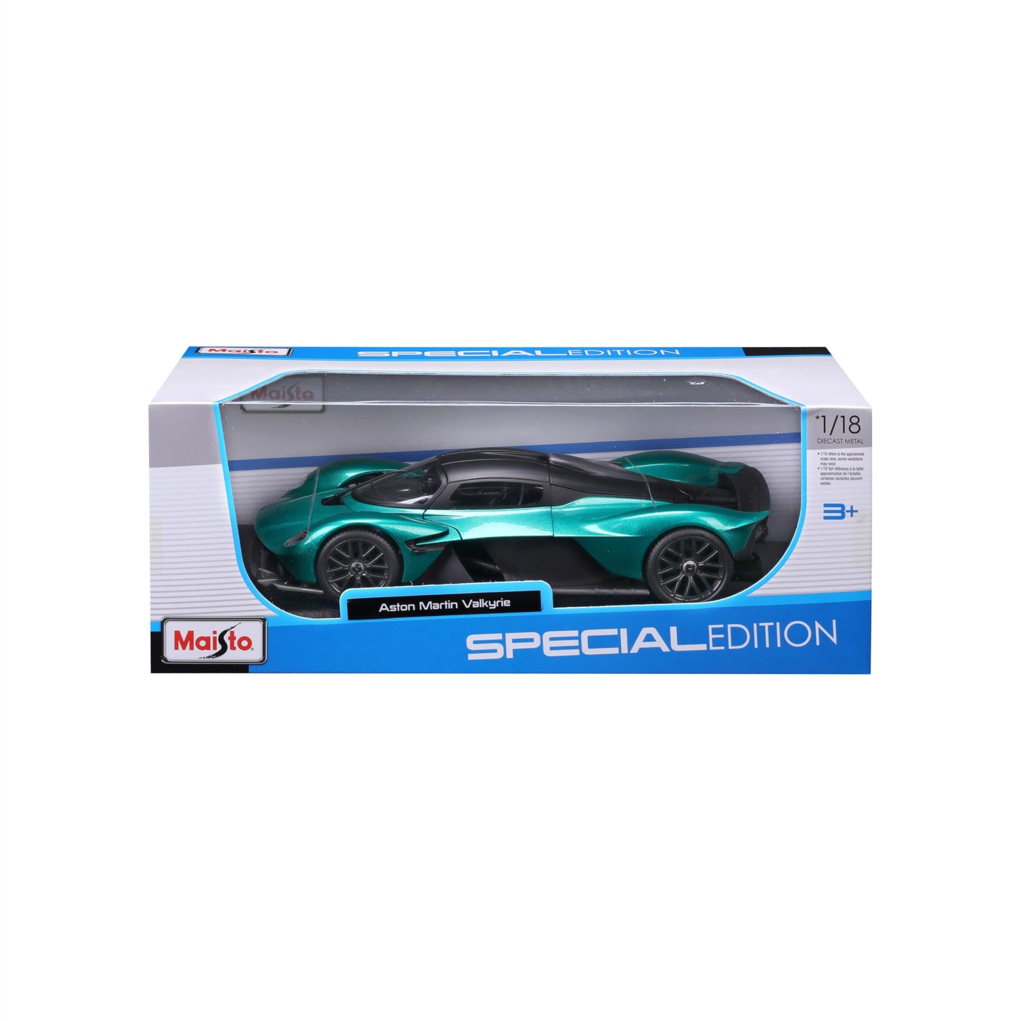 Maisto Aston Martin Valkyrie 2022 Mașinuță 1:18, verde