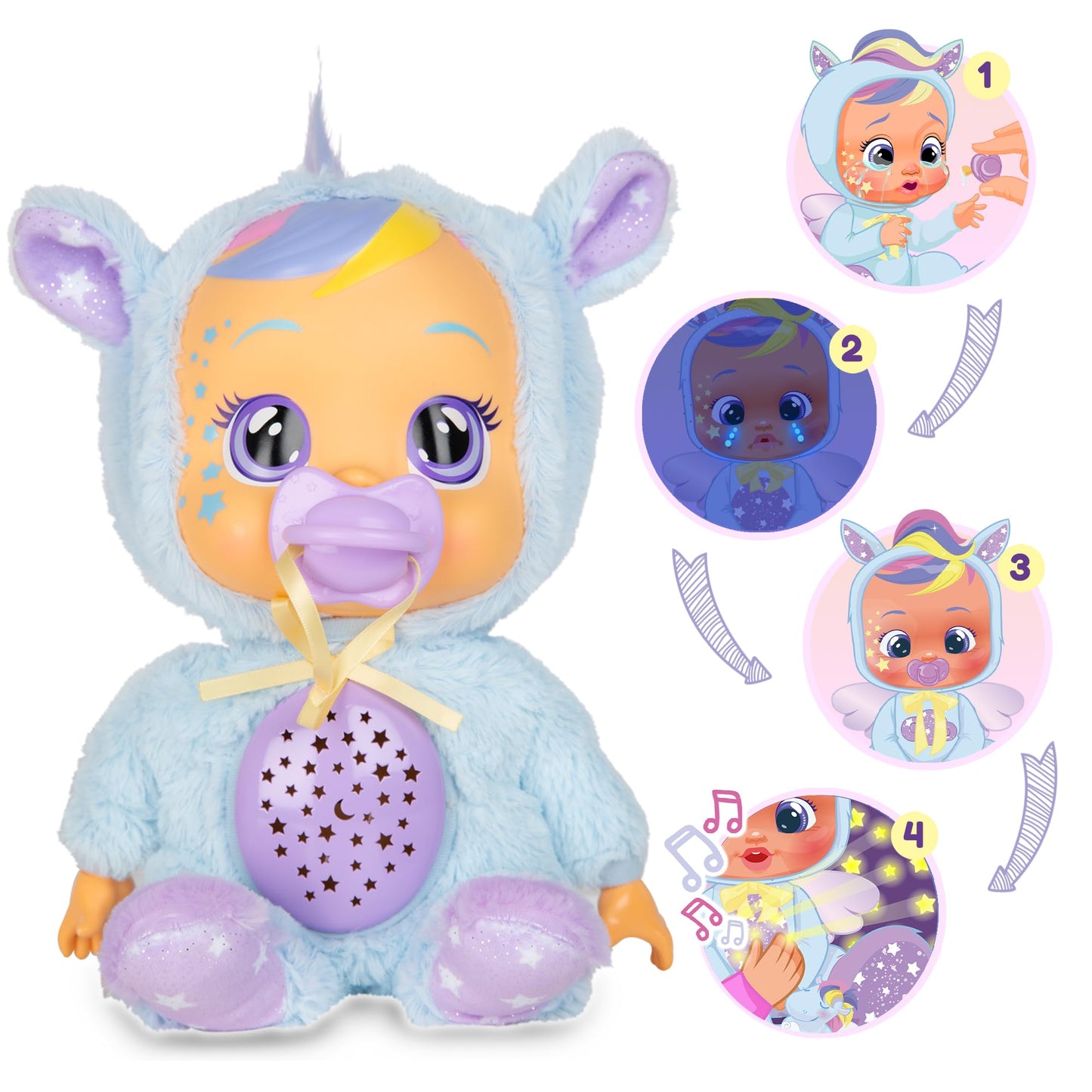Cry Babies Papusa Jenna Goodnight Starry Sky