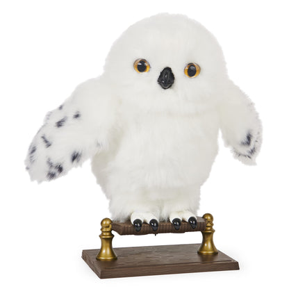 Jucarie interactiva Bufnita Hedwig din Harry Potter cu miscari si peste 15 sunete realiste, 23cm, 5 ani+