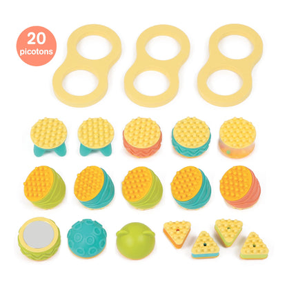 LUDI Picotons Set construcție 20 piese, 10+ luni