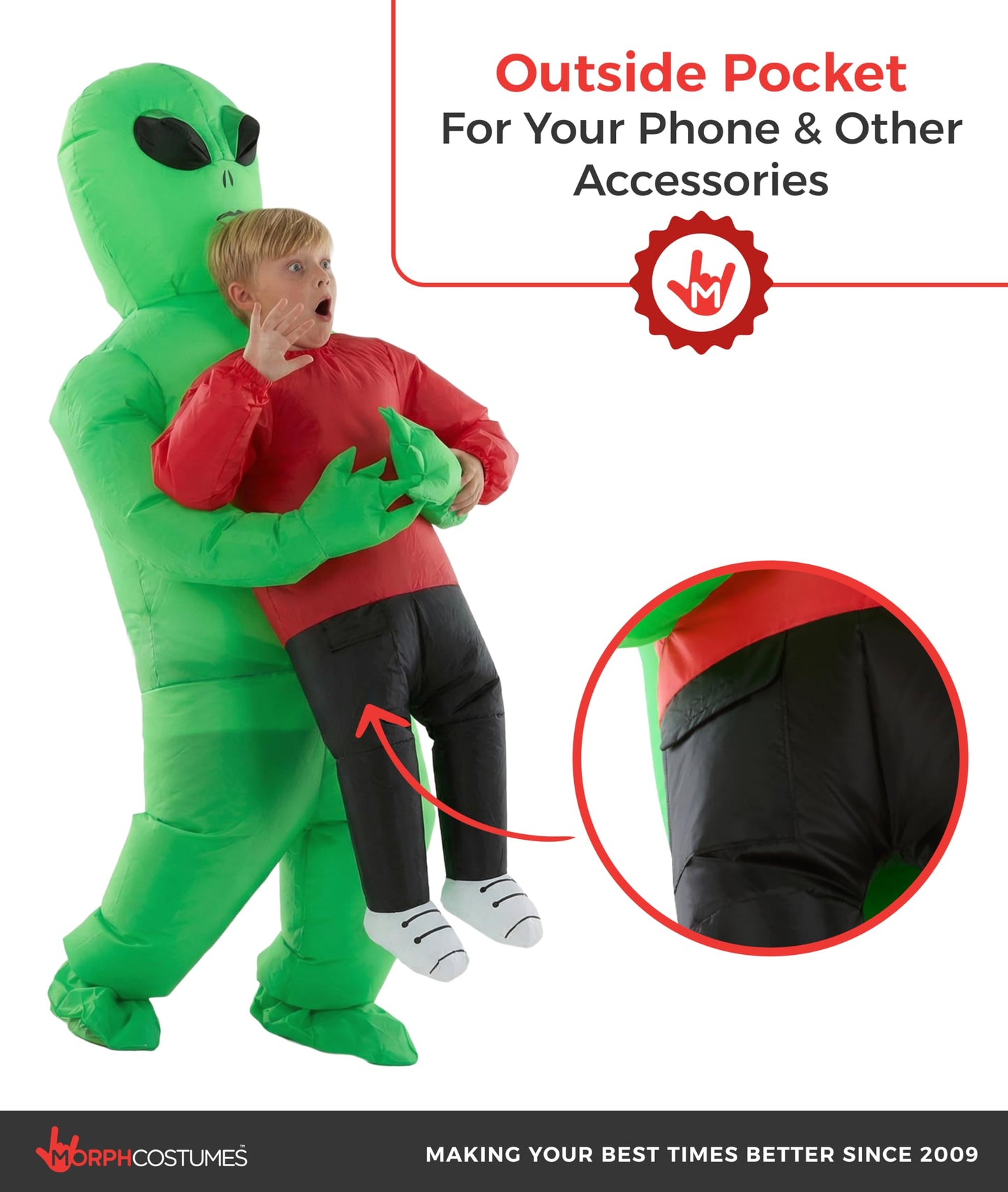 Costum Alien Morph pentru Copii, Costum Inflatable pentru Copii, Costum Halloween pentru Copii, Costum Halloween pentru Băieți și Fete, Costume de Carnaval pentru Copii, Fasching