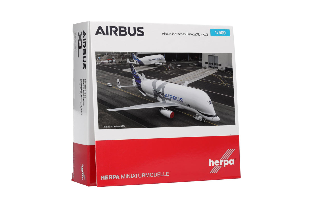 Herpa Airbus Industries BelugaXL Set de construcție Model avion 1:500 colecție metal 14+ ani (limba germană)