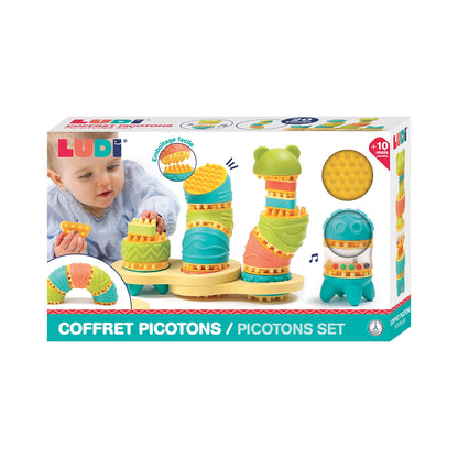 LUDI Picotons Set construcție 20 piese, 10+ luni