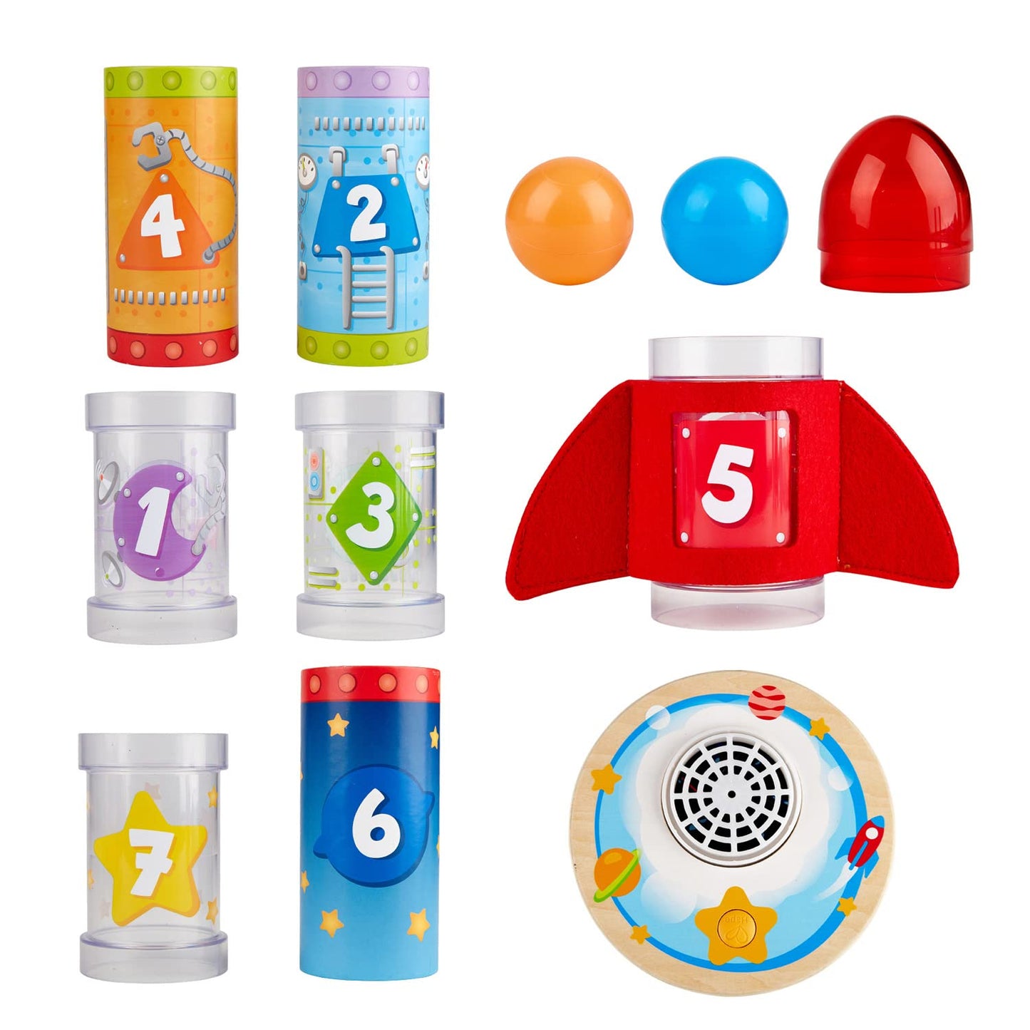 Hape Stație de Zbor cu Rachete, Colorată