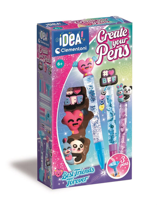 Clementoni 18872 Set DIY Creioane BFF, 6+ ani