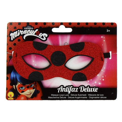 Masca Oficială Ladybug RUBIE'S pentru Copii, Motiv: Lup, Cu Sclipici, Ideală pentru Carnaval și Halloween