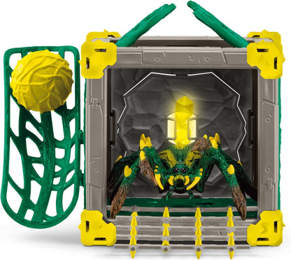 Schleich 42678 BattleCave Dschungeltarantel - Set de joc ELDRADOR CREATURES, 28 piese, recomandat de la 7 ani