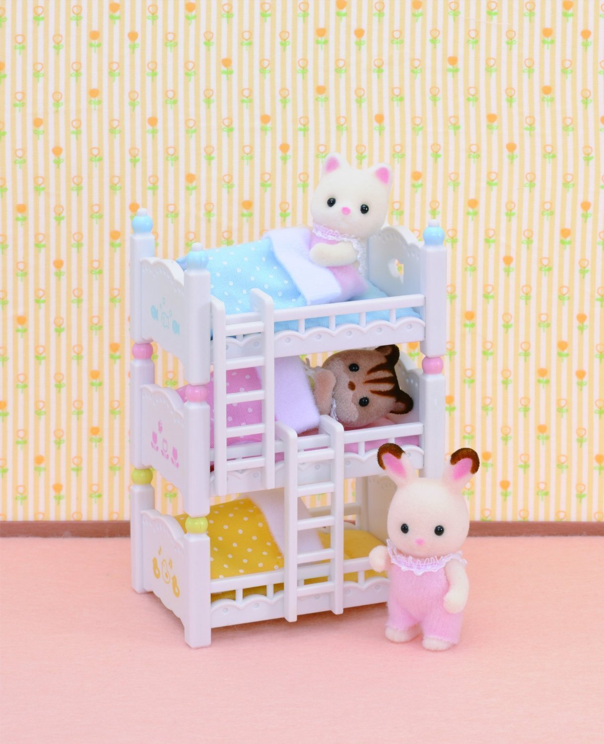 Set Sylvanian Families 4448 - Paturi supraetajate triple