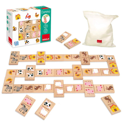 Goula Domino Animale, 28 piese
