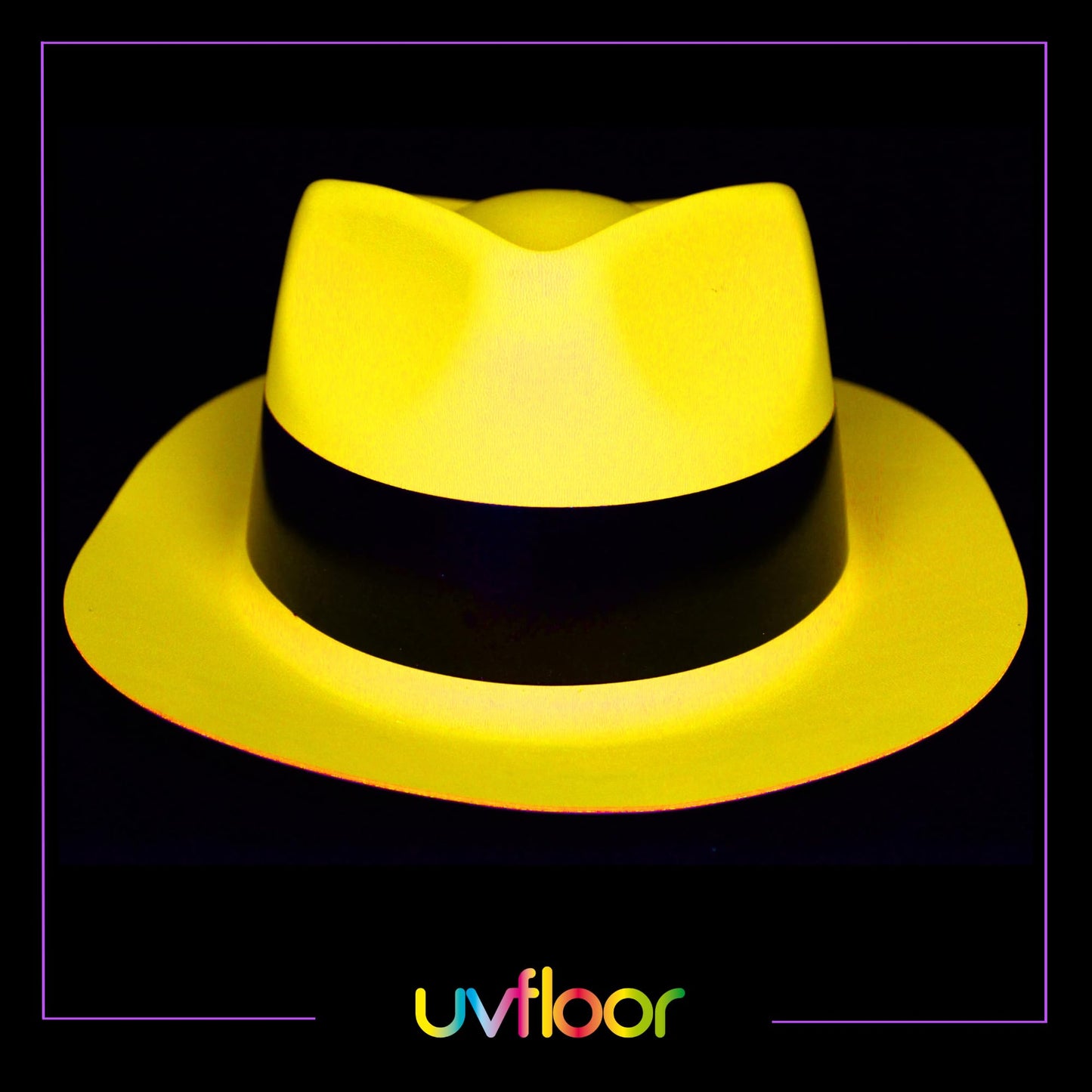 UV Floor Set pălării neon UV, 12 bucăți, L/XL