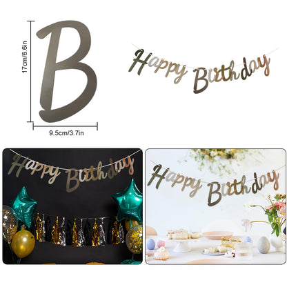 Haosell Set decorațiuni 27 Ani, baloane beige