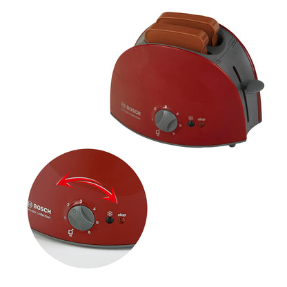 Prajitor de paine de jucarie Bosch Theo Klein cu Funcție Mecanică, Include 2 Feliile de Pâine