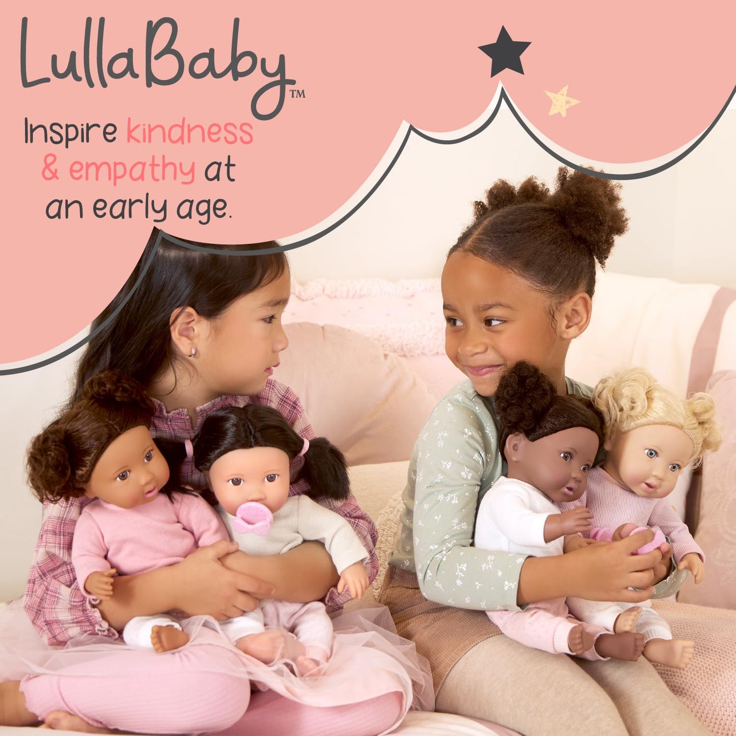LullaBaby Îmbrăcăminte Păpuși 36cm, 2+ ani