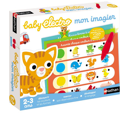 Nathan Baby Electro Imagier Forme si Culori, stilou, 2+ ani