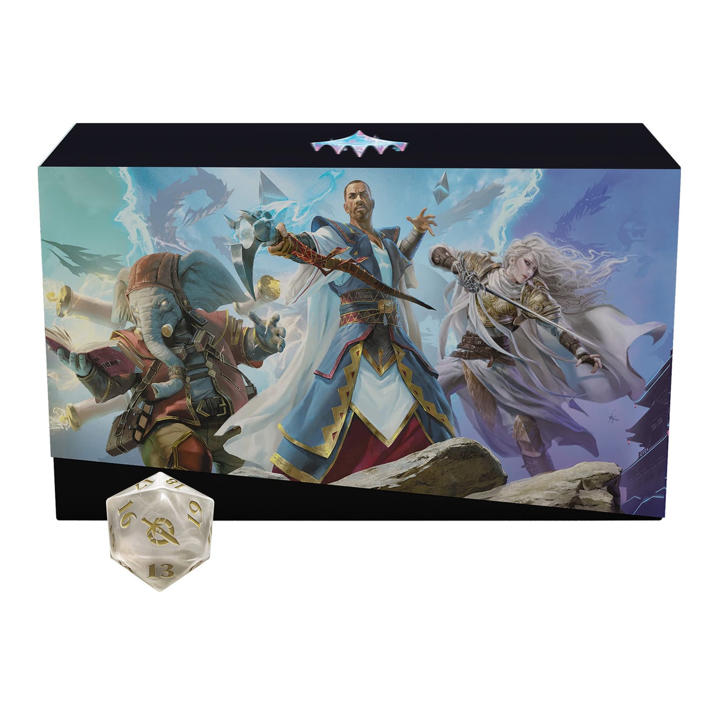 Magic The Gathering March of The Machine Pachet, 8 Boostere Set & Accesorii (Versiune în Engleză)