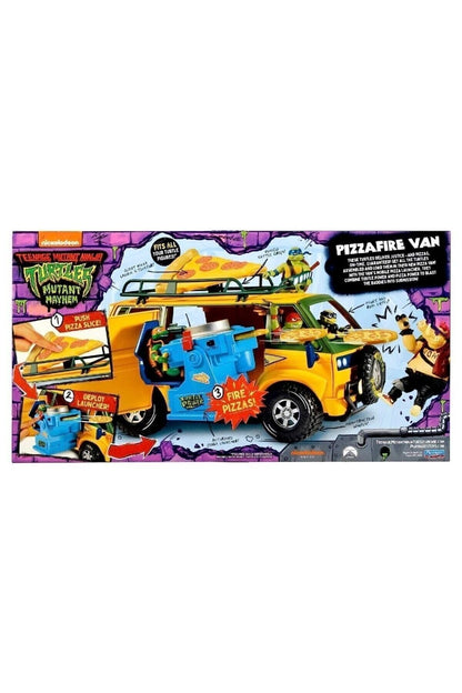 TMNT Mutant Mayhem Furgoneta Pizza Fire Delivery, 4-7 ani