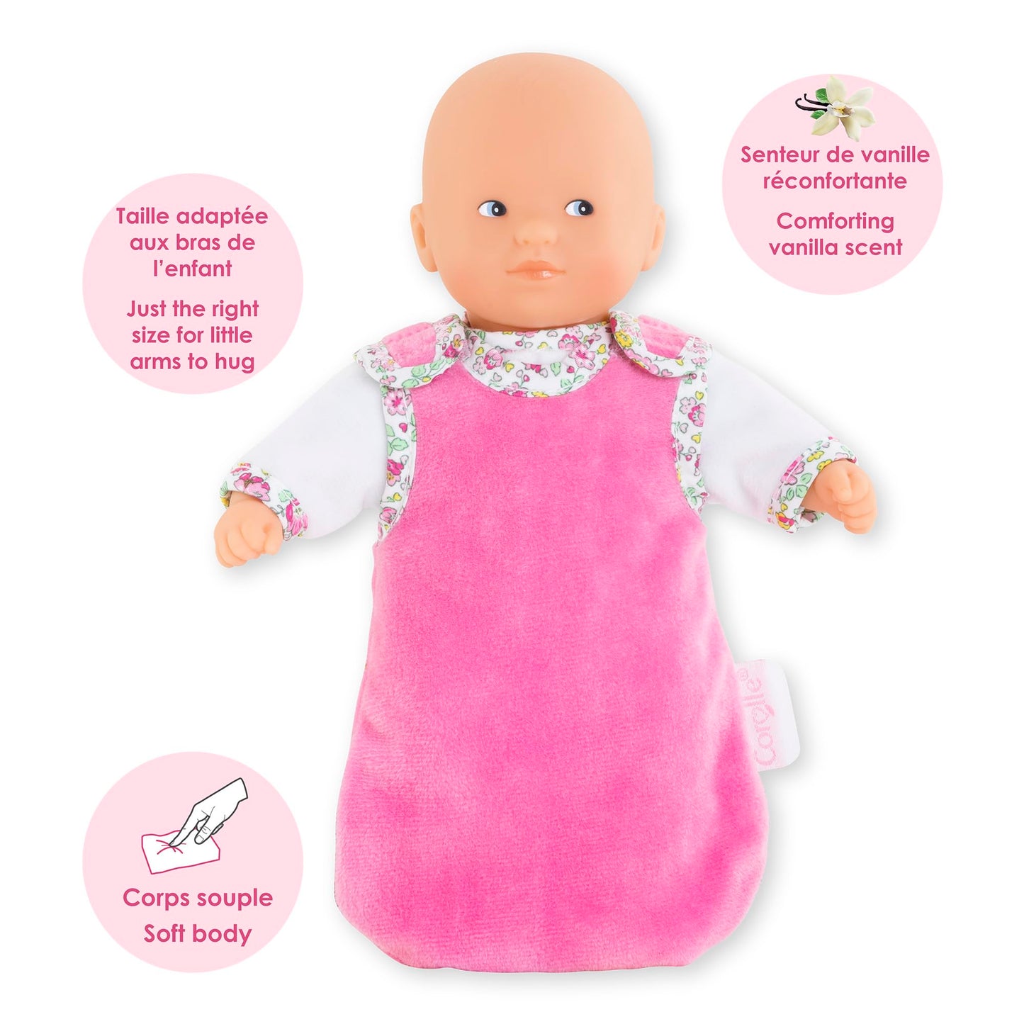 Corolle Mini Calin Noapte Bună Păpușă, 20 cm, 18+ luni