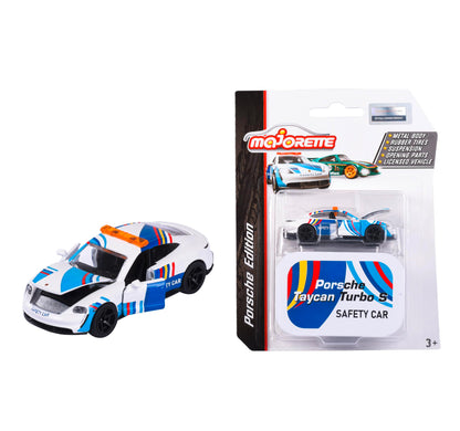 Majorette Porsche Motorsport Deluxe Taycan Turbo S Mașinuță de colecție 7,5 cm pentru copii de la 3 ani