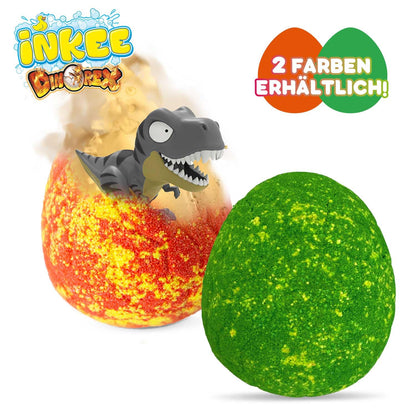 INKEE Surprise Dino 8 bombe de baie cu figurine