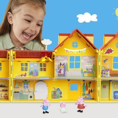 Peppa Pig Set de Joacă Casa Mare a lui Peppa, 80 cm
